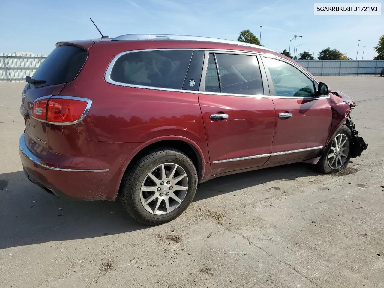 2015 Buick Enclave VIN: 5GAKRBKD8FJ172193 Lot: 77319654