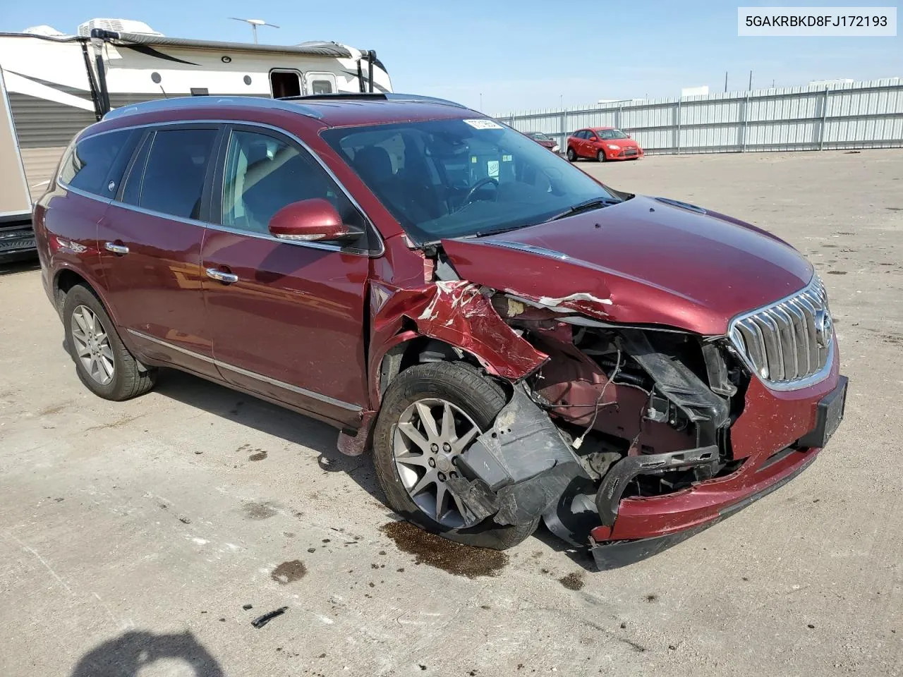 2015 Buick Enclave VIN: 5GAKRBKD8FJ172193 Lot: 77319654