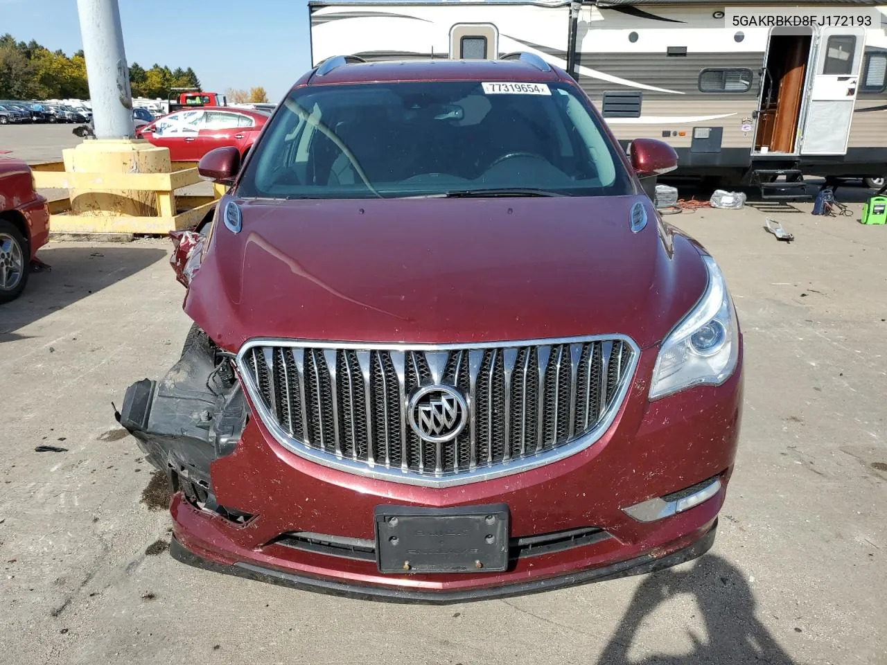 2015 Buick Enclave VIN: 5GAKRBKD8FJ172193 Lot: 77319654