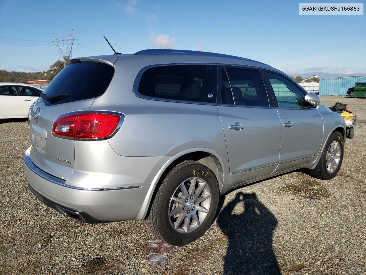 2015 Buick Enclave VIN: 5GAKRBKD3FJ165863 Lot: 80578984