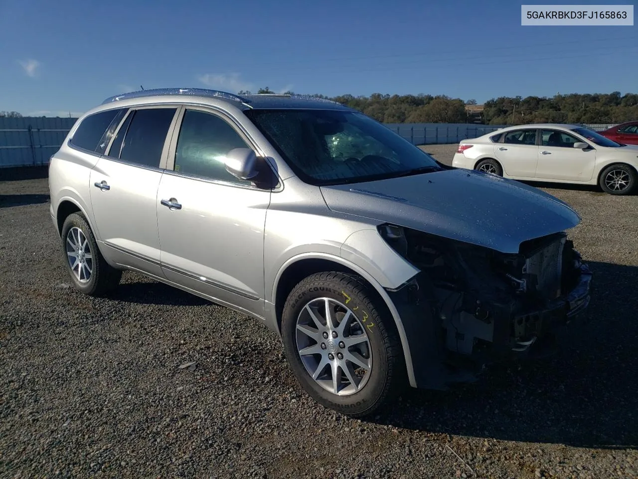 2015 Buick Enclave VIN: 5GAKRBKD3FJ165863 Lot: 80578984