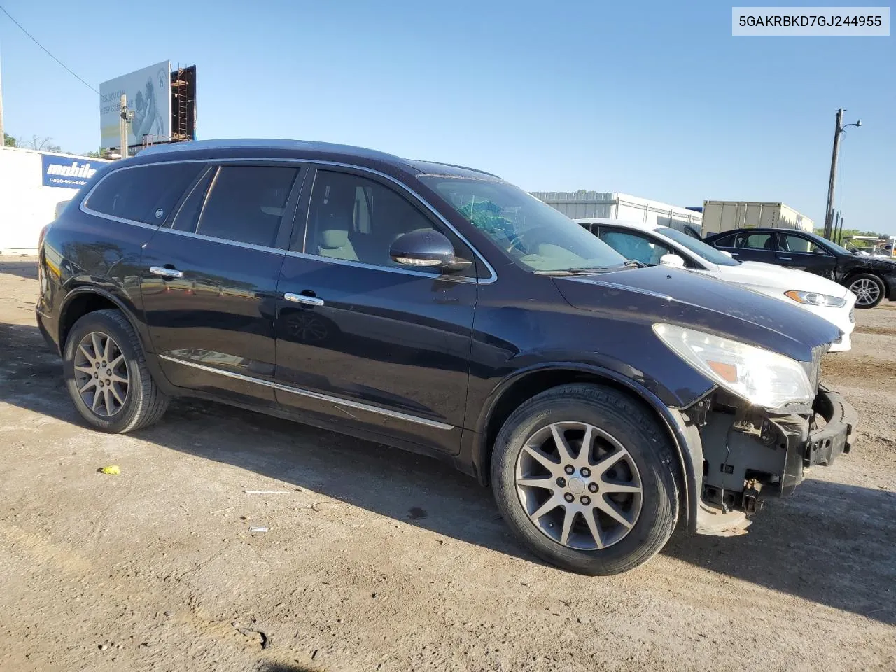 2016 Buick Enclave VIN: 5GAKRBKD7GJ244955 Lot: 51261904