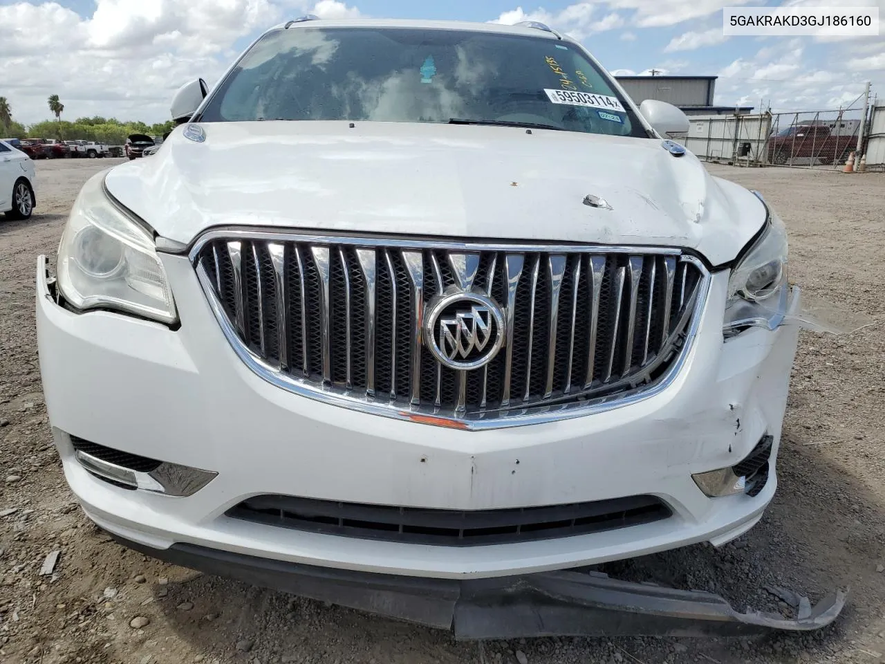 2016 Buick Enclave VIN: 5GAKRAKD3GJ186160 Lot: 59503114