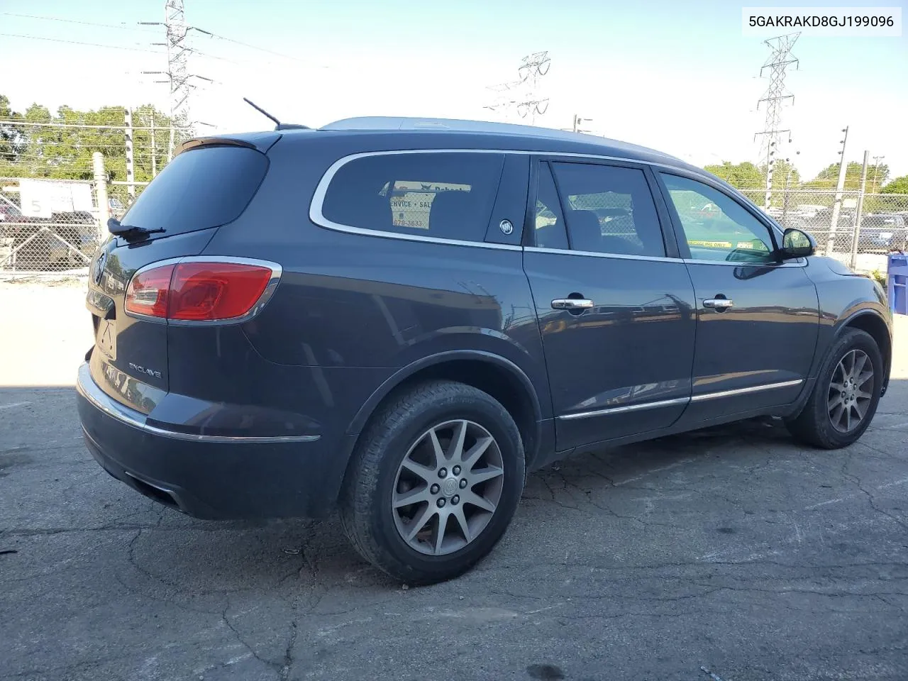 2016 Buick Enclave VIN: 5GAKRAKD8GJ199096 Lot: 59758094