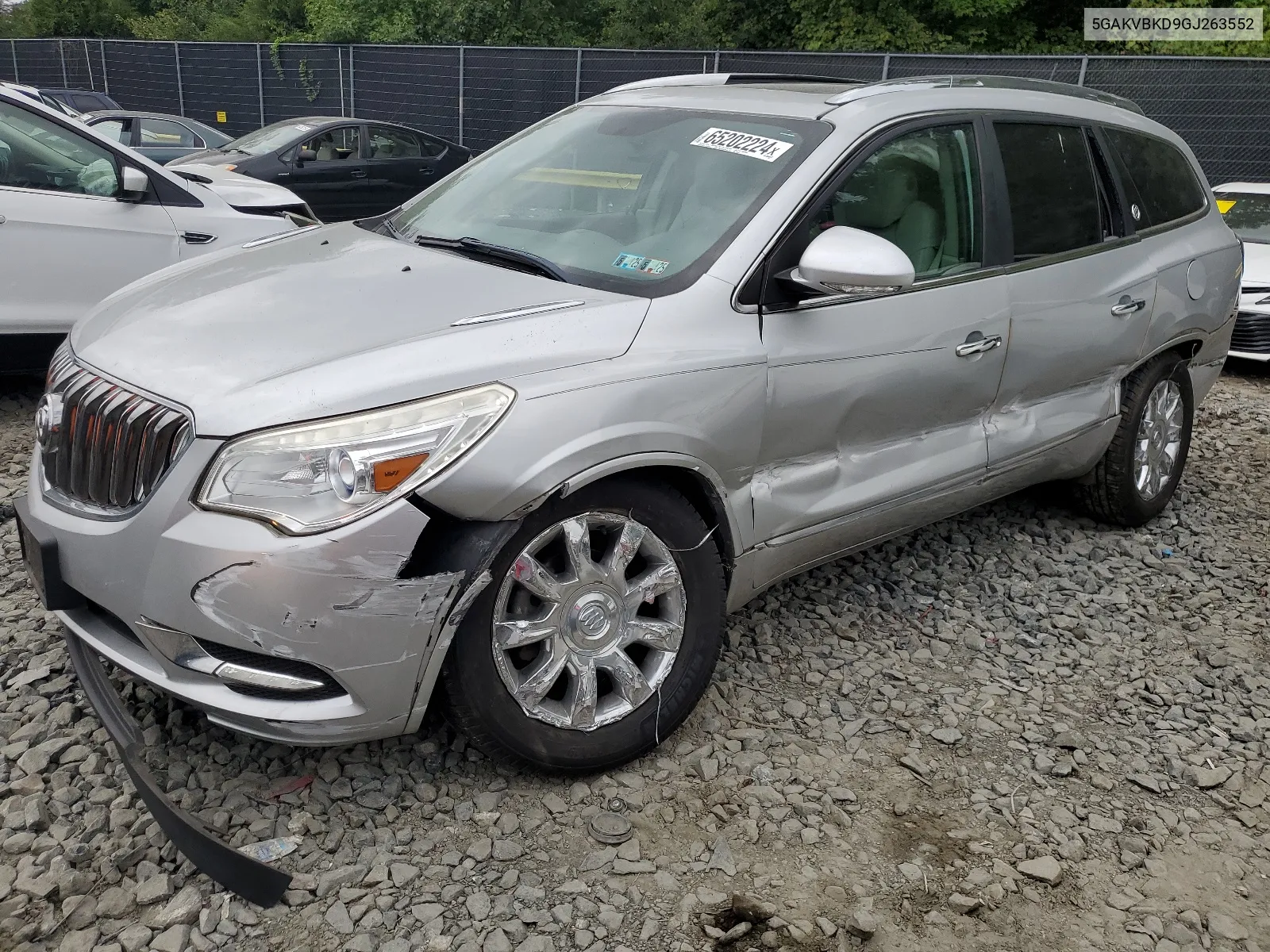 2016 Buick Enclave VIN: 5GAKVBKD9GJ263552 Lot: 65202224