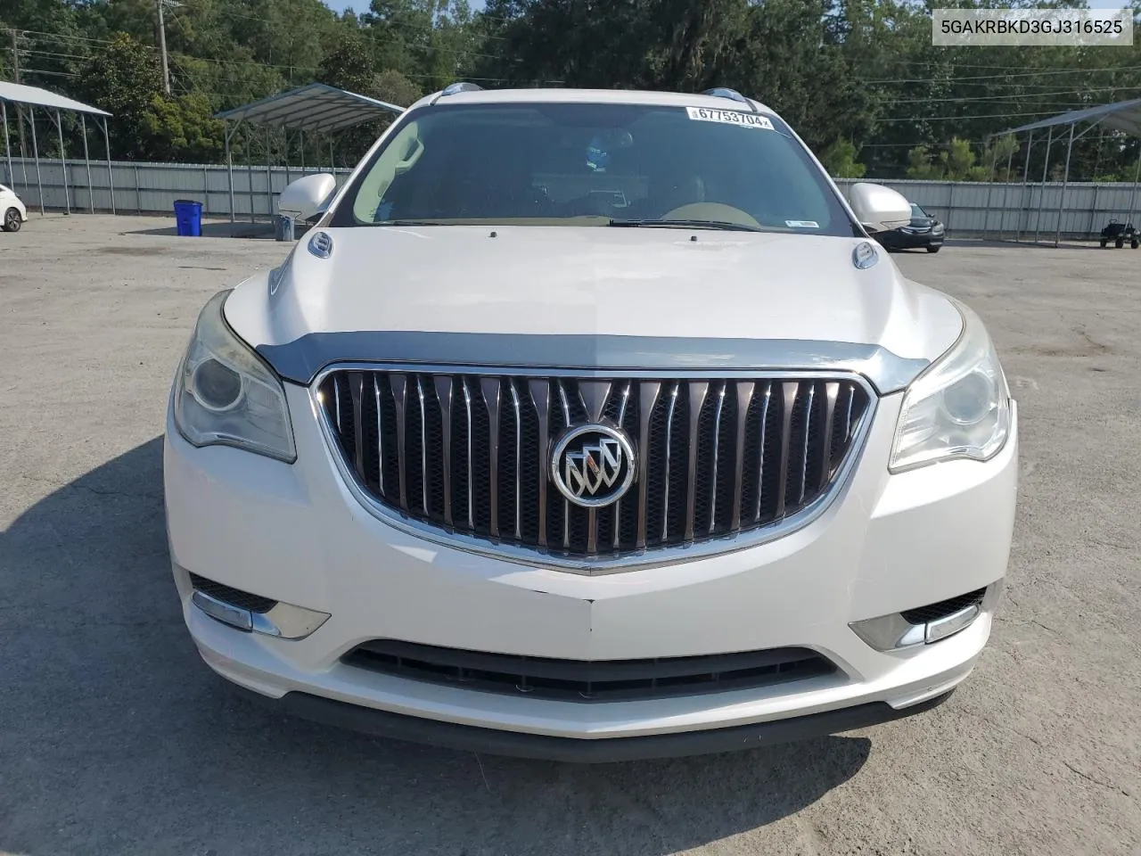 5GAKRBKD3GJ316525 2016 Buick Enclave