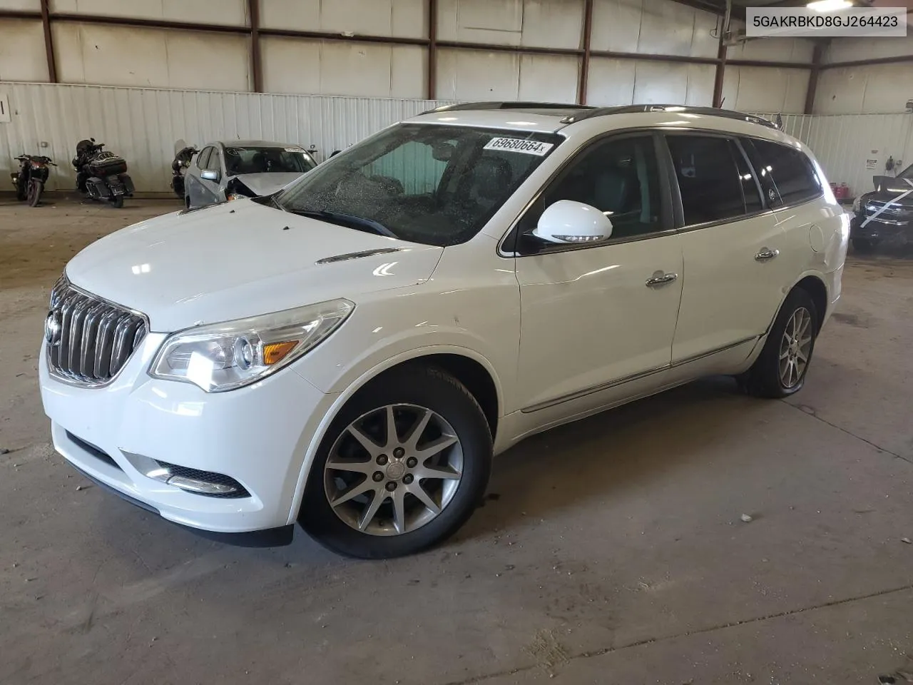 2016 Buick Enclave VIN: 5GAKRBKD8GJ264423 Lot: 69680664