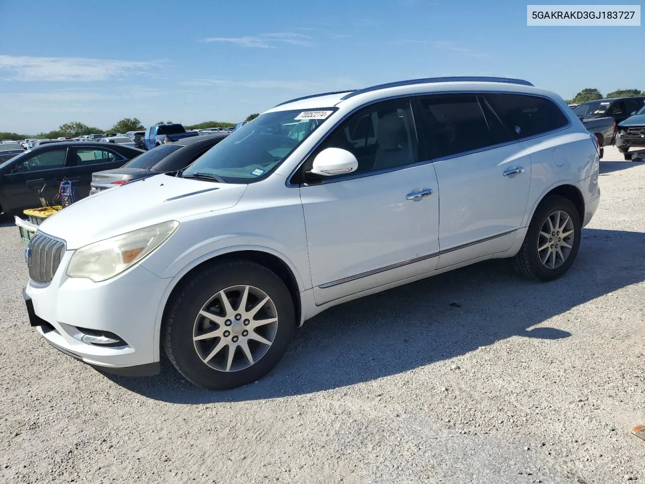 2016 Buick Enclave VIN: 5GAKRAKD3GJ183727 Lot: 70052274