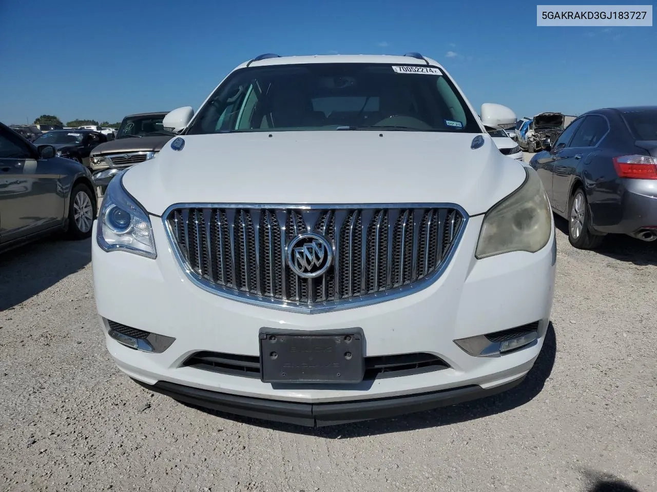 2016 Buick Enclave VIN: 5GAKRAKD3GJ183727 Lot: 70052274