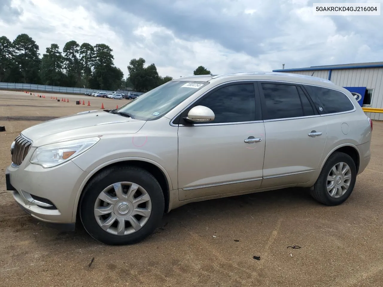 2016 Buick Enclave VIN: 5GAKRCKD4GJ216004 Lot: 70804754