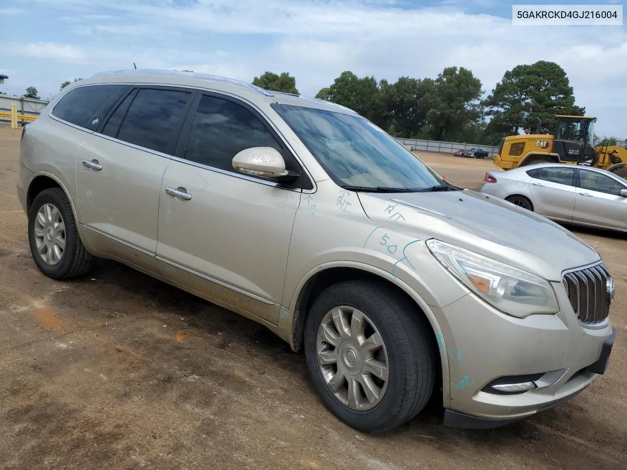 2016 Buick Enclave VIN: 5GAKRCKD4GJ216004 Lot: 70804754