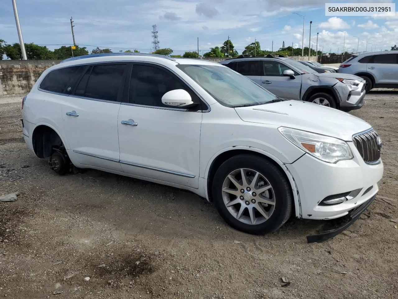 2016 Buick Enclave VIN: 5GAKRBKD0GJ312951 Lot: 71833054