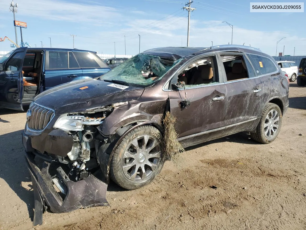 2016 Buick Enclave VIN: 5GAKVCKD3GJ209055 Lot: 71945984