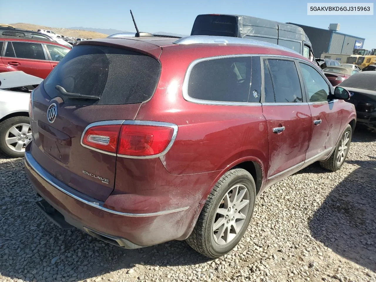 5GAKVBKD6GJ315963 2016 Buick Enclave