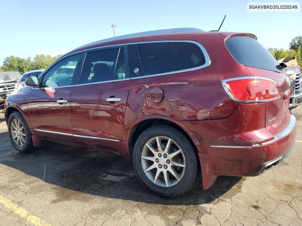 2016 Buick Enclave VIN: 5GAKVBKD2GJ220249 Lot: 72055894