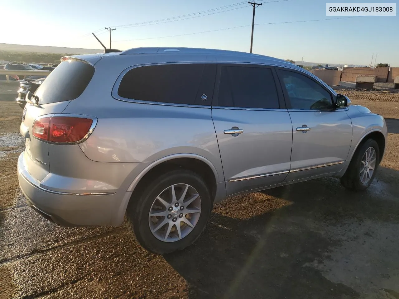 2016 Buick Enclave VIN: 5GAKRAKD4GJ183008 Lot: 72936854