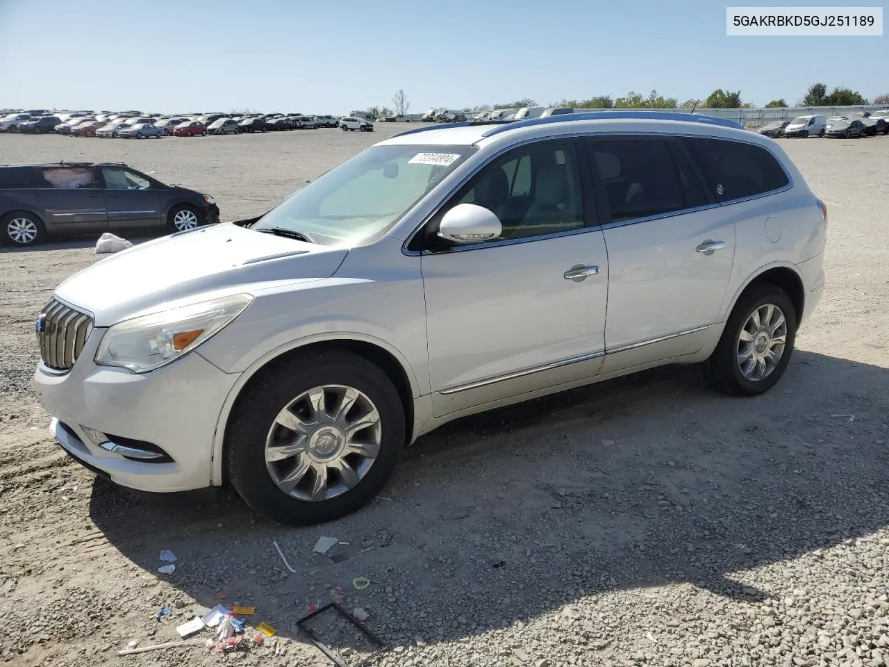 2016 Buick Enclave VIN: 5GAKRBKD5GJ251189 Lot: 73384804