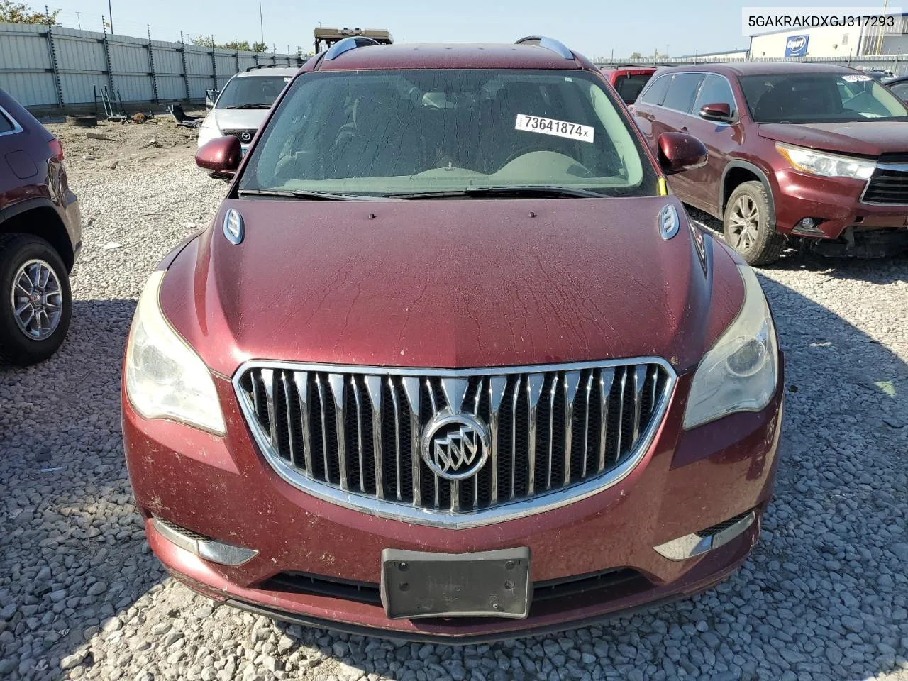 2016 Buick Enclave VIN: 5GAKRAKDXGJ317293 Lot: 73641874