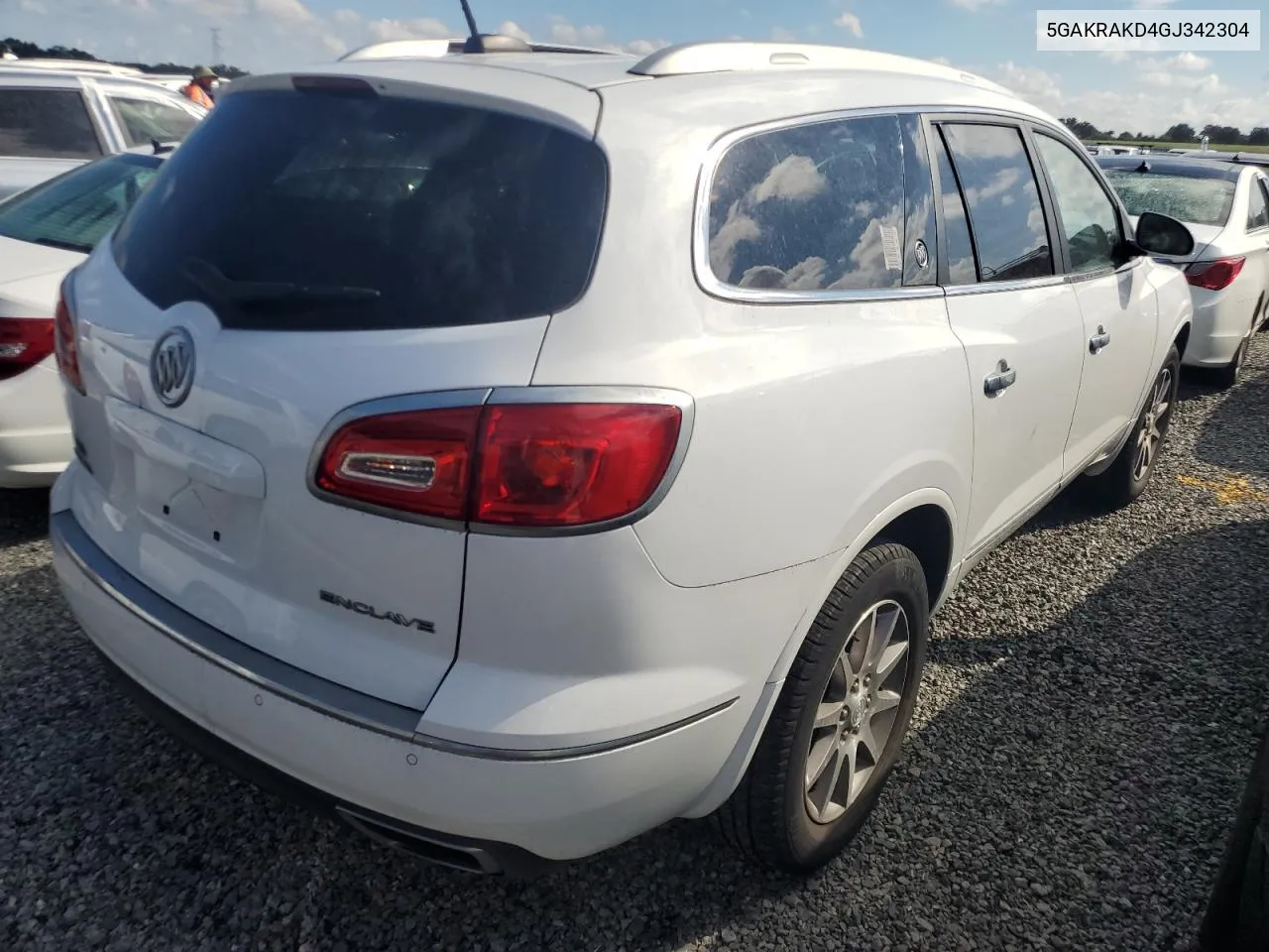 2016 Buick Enclave VIN: 5GAKRAKD4GJ342304 Lot: 74003254