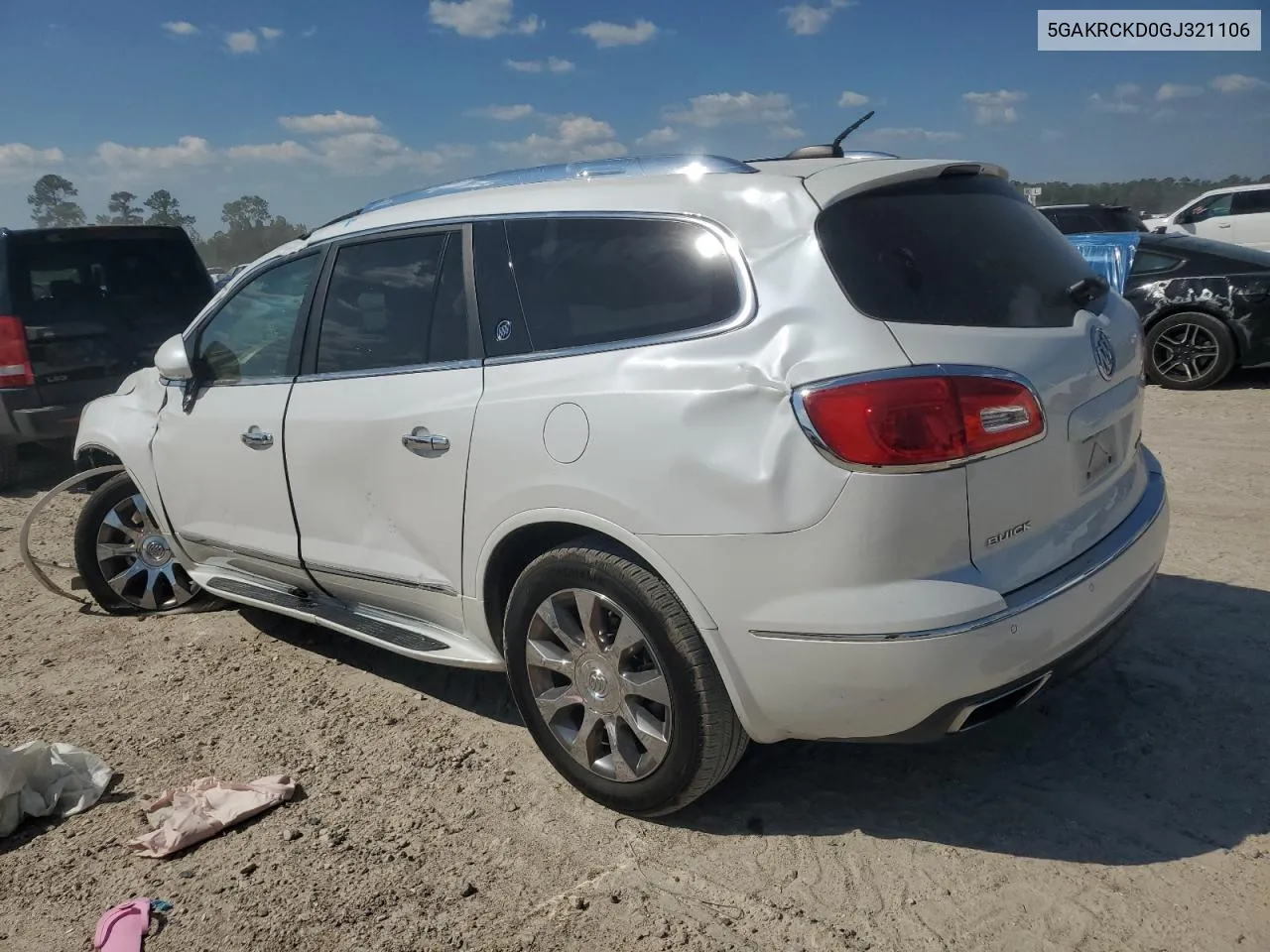 2016 Buick Enclave VIN: 5GAKRCKD0GJ321106 Lot: 74905044