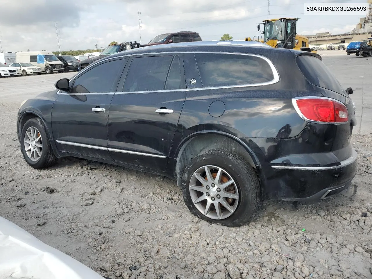 2016 Buick Enclave VIN: 5GAKRBKDXGJ266593 Lot: 75025074