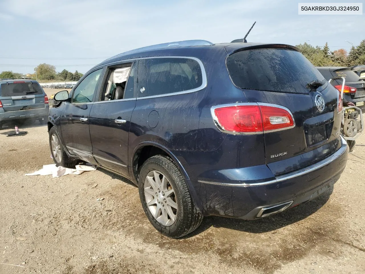 2016 Buick Enclave VIN: 5GAKRBKD3GJ324950 Lot: 75354994