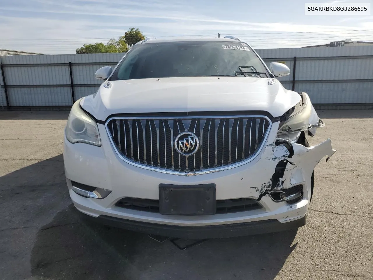 2016 Buick Enclave VIN: 5GAKRBKD8GJ286695 Lot: 75662404