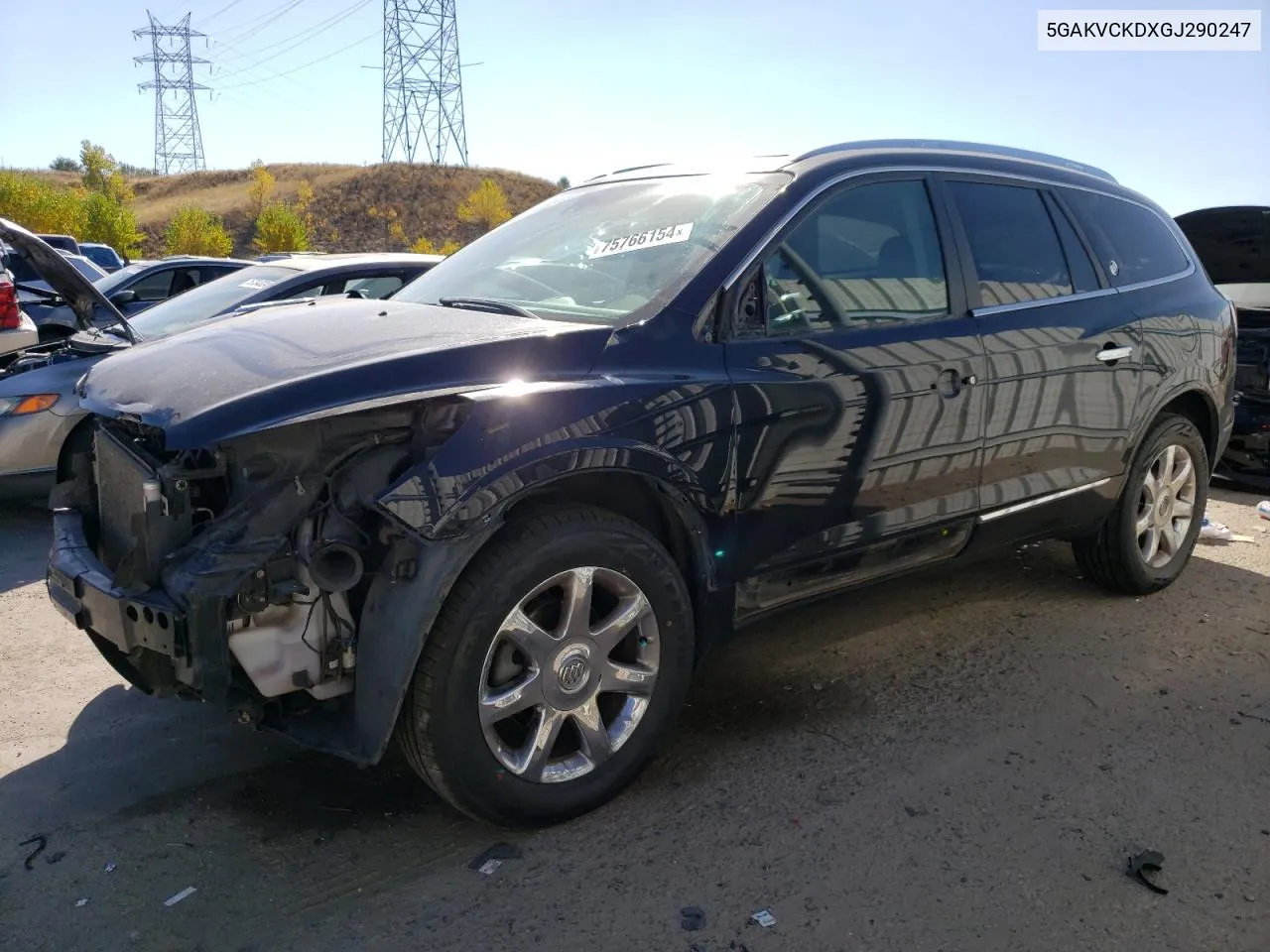 2016 Buick Enclave VIN: 5GAKVCKDXGJ290247 Lot: 75766154