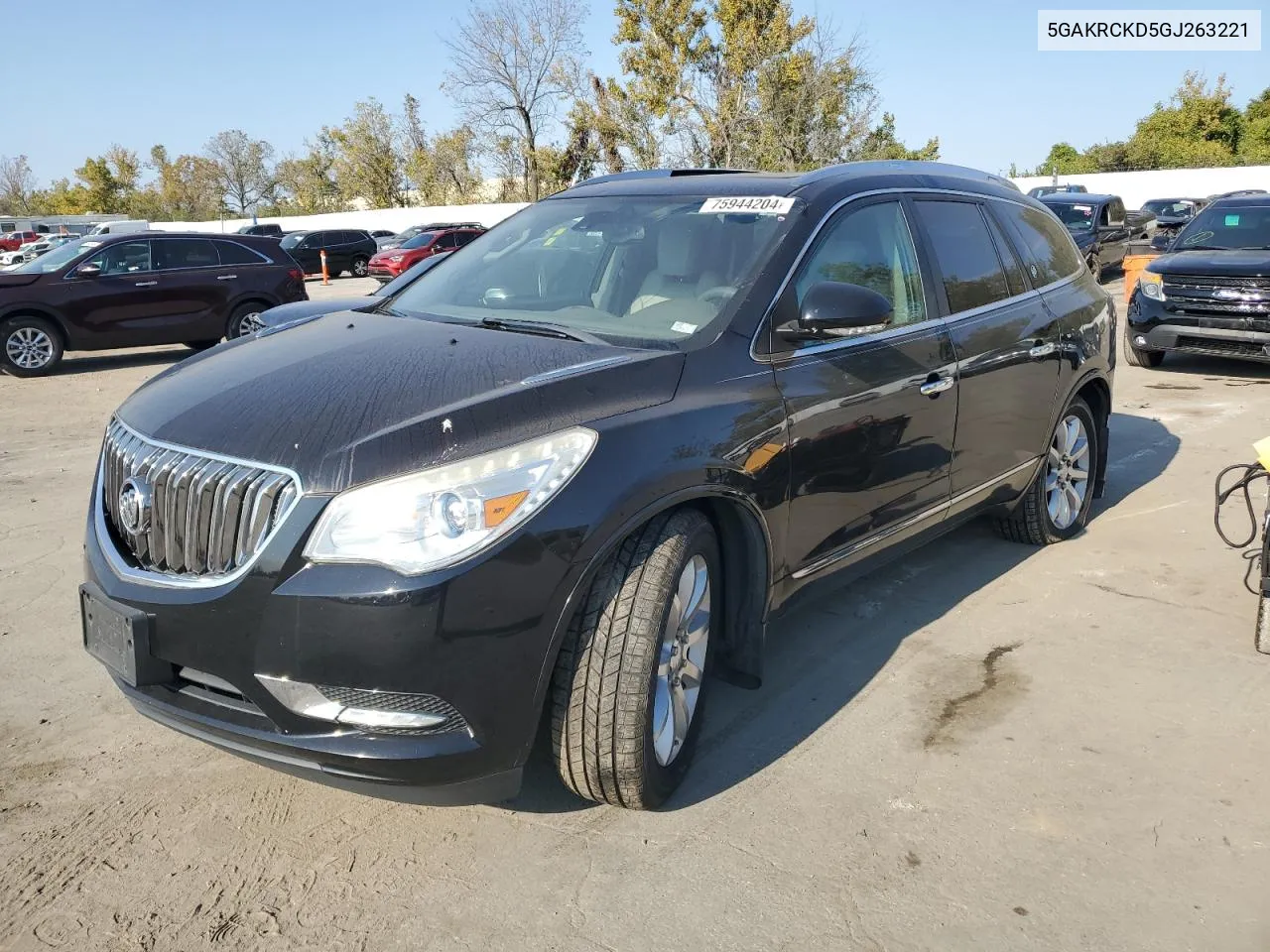 2016 Buick Enclave VIN: 5GAKRCKD5GJ263221 Lot: 75944204