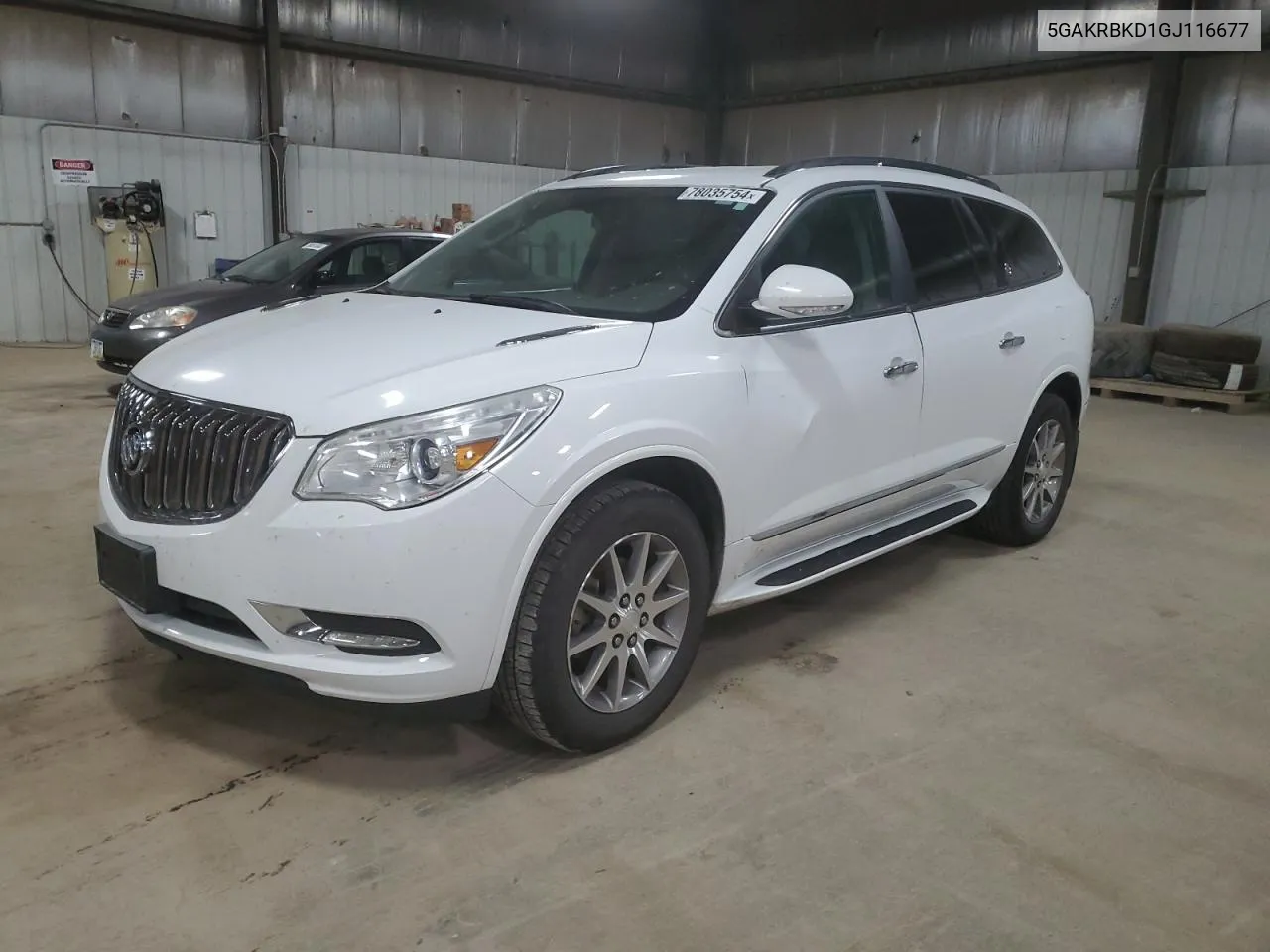 2016 Buick Enclave VIN: 5GAKRBKD1GJ116677 Lot: 78035754