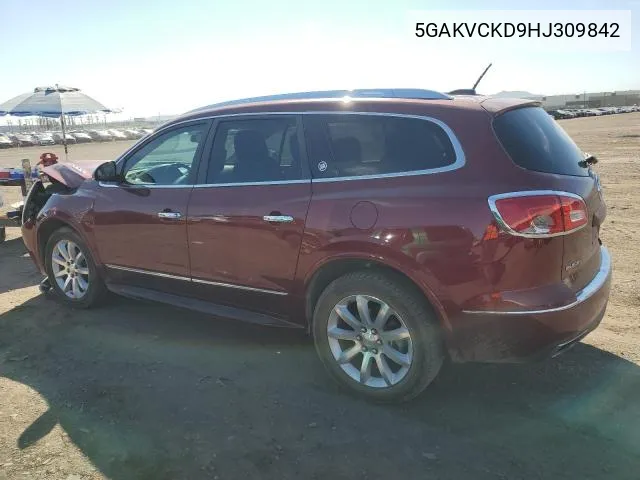 5GAKVCKD9HJ309842 2017 Buick Enclave