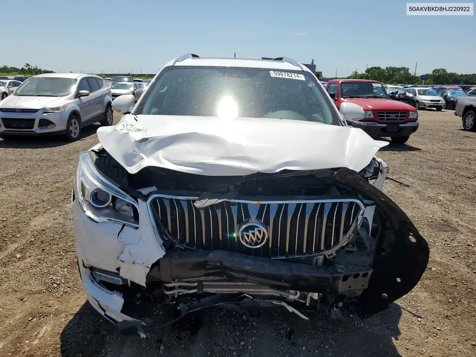 2017 Buick Enclave VIN: 5GAKVBKD8HJ220922 Lot: 59878214