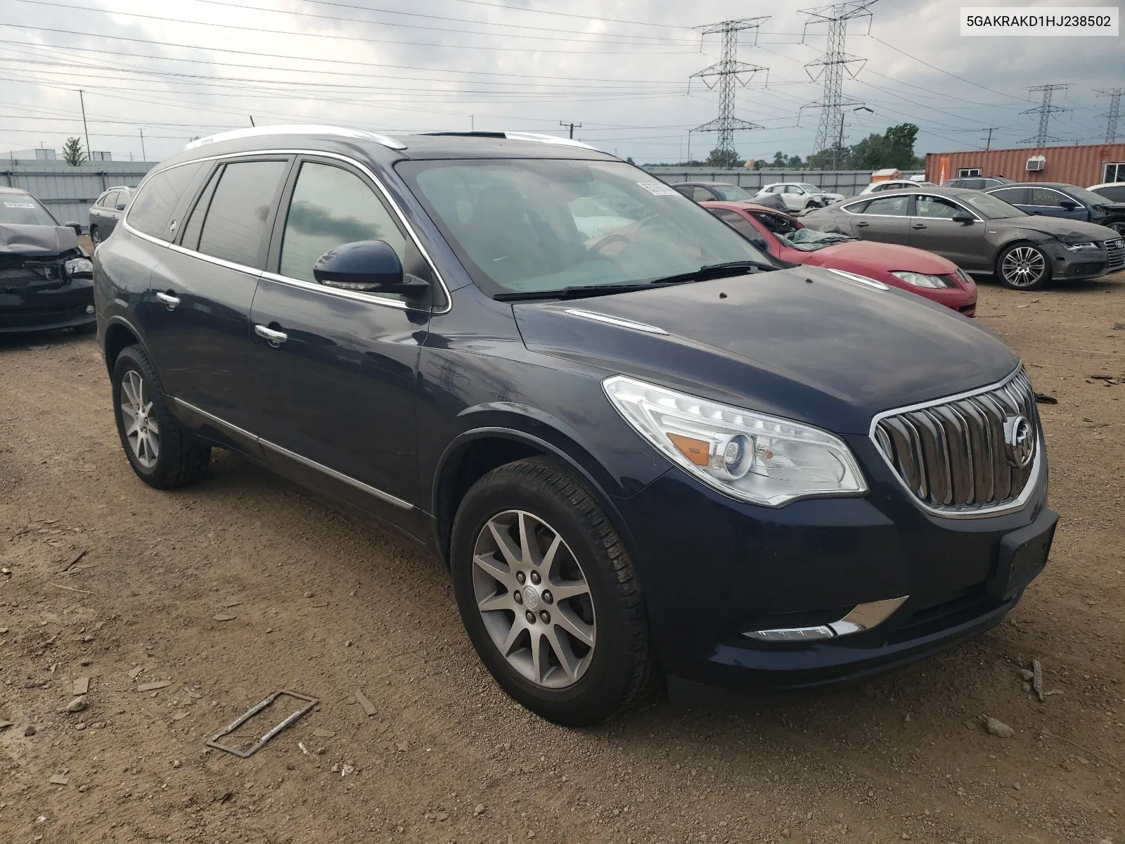 2017 Buick Enclave VIN: 5GAKRAKD1HJ238502 Lot: 63706744