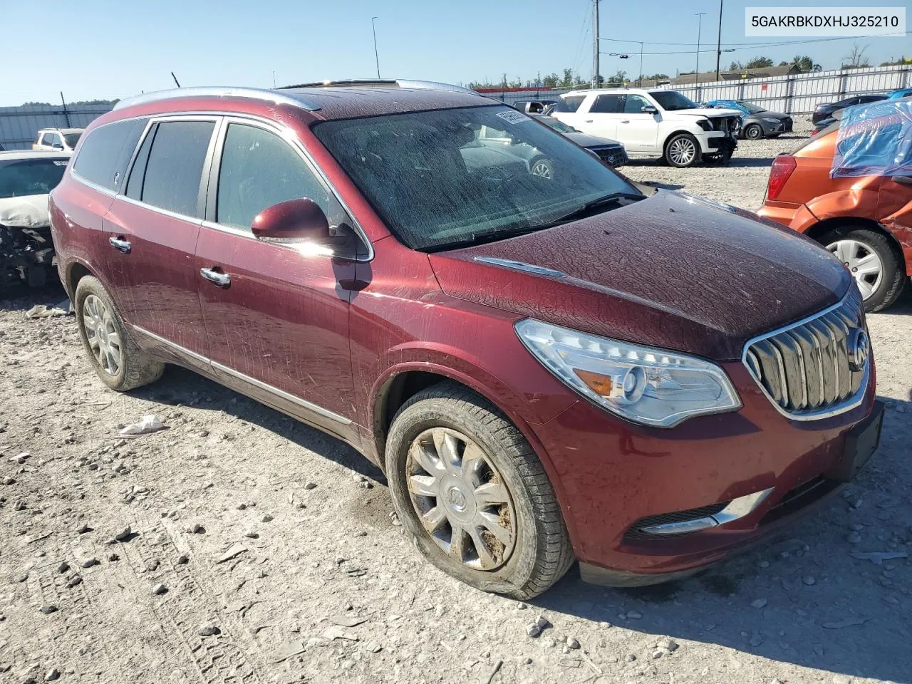 2017 Buick Enclave VIN: 5GAKRBKDXHJ325210 Lot: 65969393