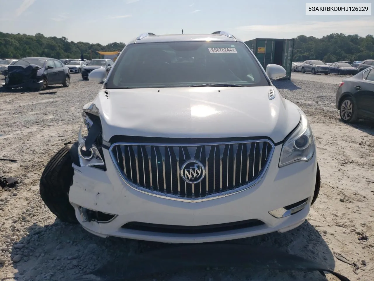 2017 Buick Enclave VIN: 5GAKRBKD0HJ126229 Lot: 66678244