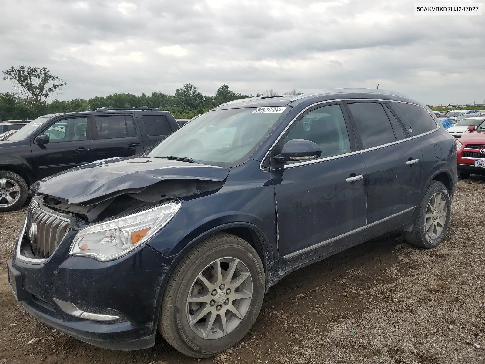 2017 Buick Enclave VIN: 5GAKVBKD7HJ247027 Lot: 66927784