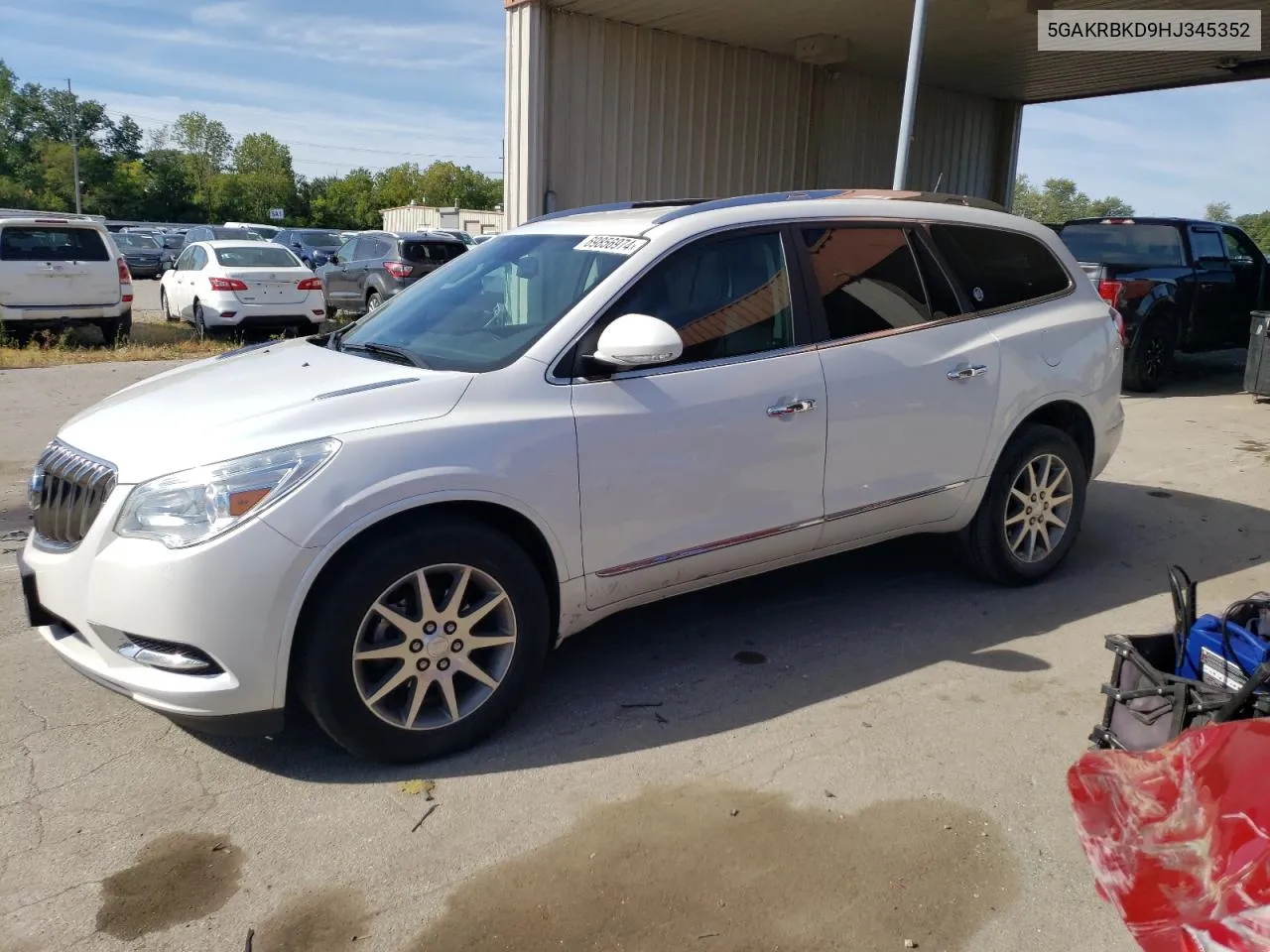 2017 Buick Enclave VIN: 5GAKRBKD9HJ345352 Lot: 69856974