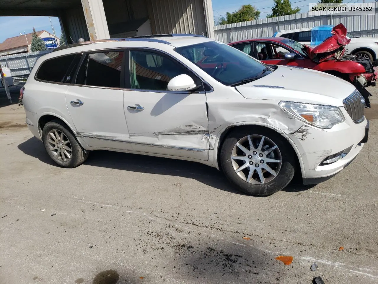 2017 Buick Enclave VIN: 5GAKRBKD9HJ345352 Lot: 69856974