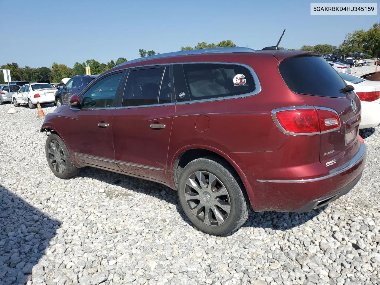 2017 Buick Enclave VIN: 5GAKRBKD4HJ345159 Lot: 71288774