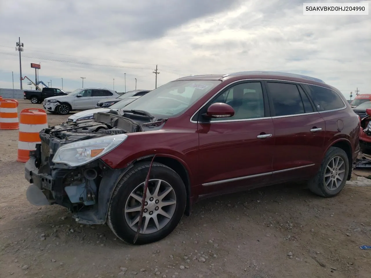 2017 Buick Enclave VIN: 5GAKVBKD0HJ204990 Lot: 71609114