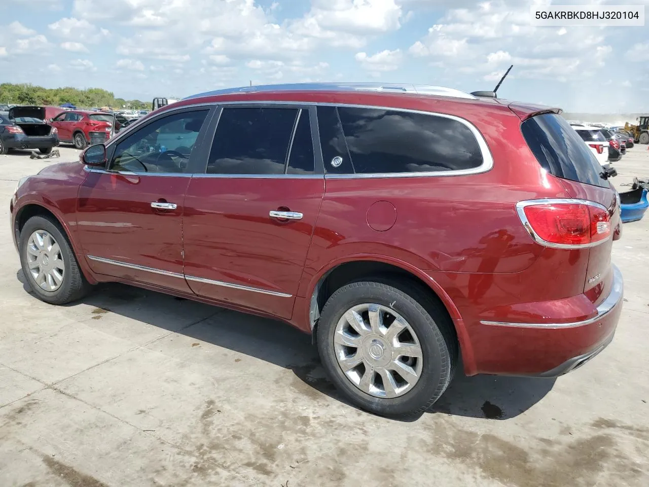 2017 Buick Enclave VIN: 5GAKRBKD8HJ320104 Lot: 71836144