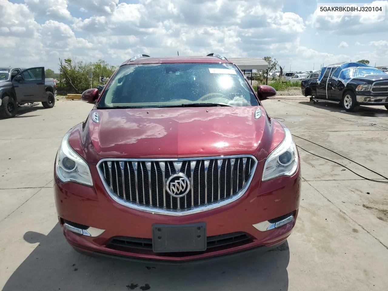 2017 Buick Enclave VIN: 5GAKRBKD8HJ320104 Lot: 71836144