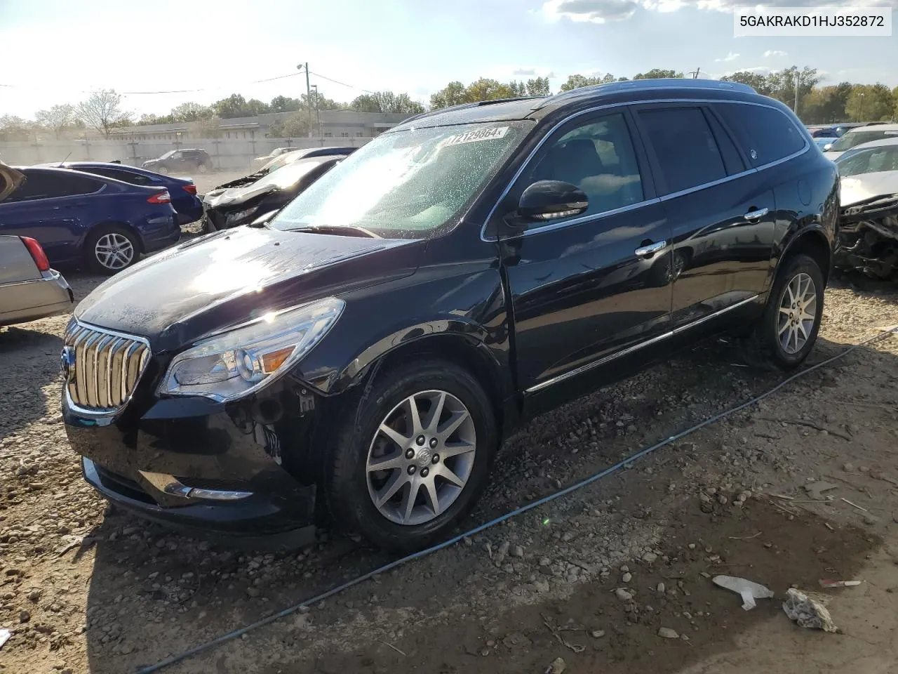 2017 Buick Enclave VIN: 5GAKRAKD1HJ352872 Lot: 72129864