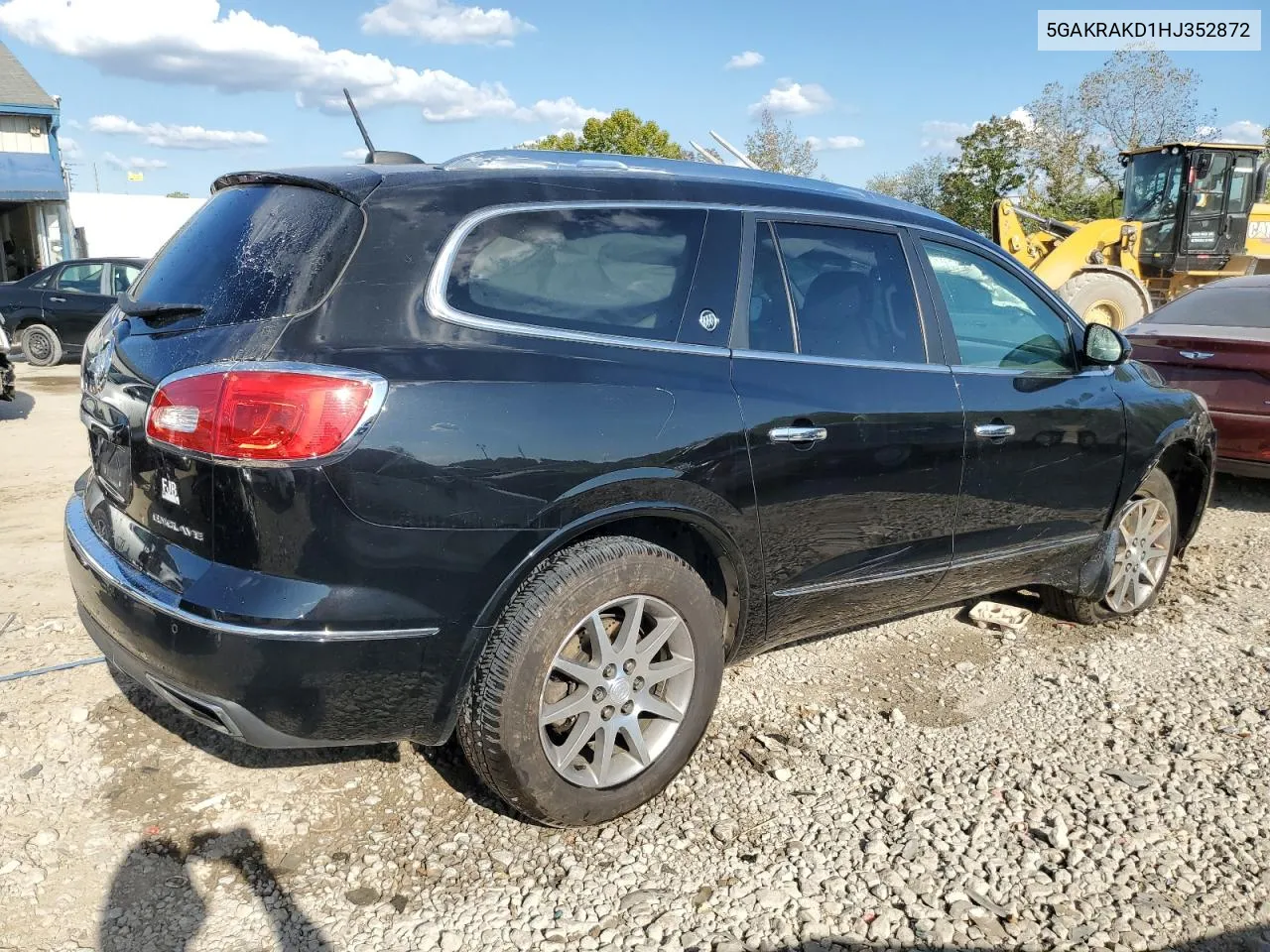 2017 Buick Enclave VIN: 5GAKRAKD1HJ352872 Lot: 72129864