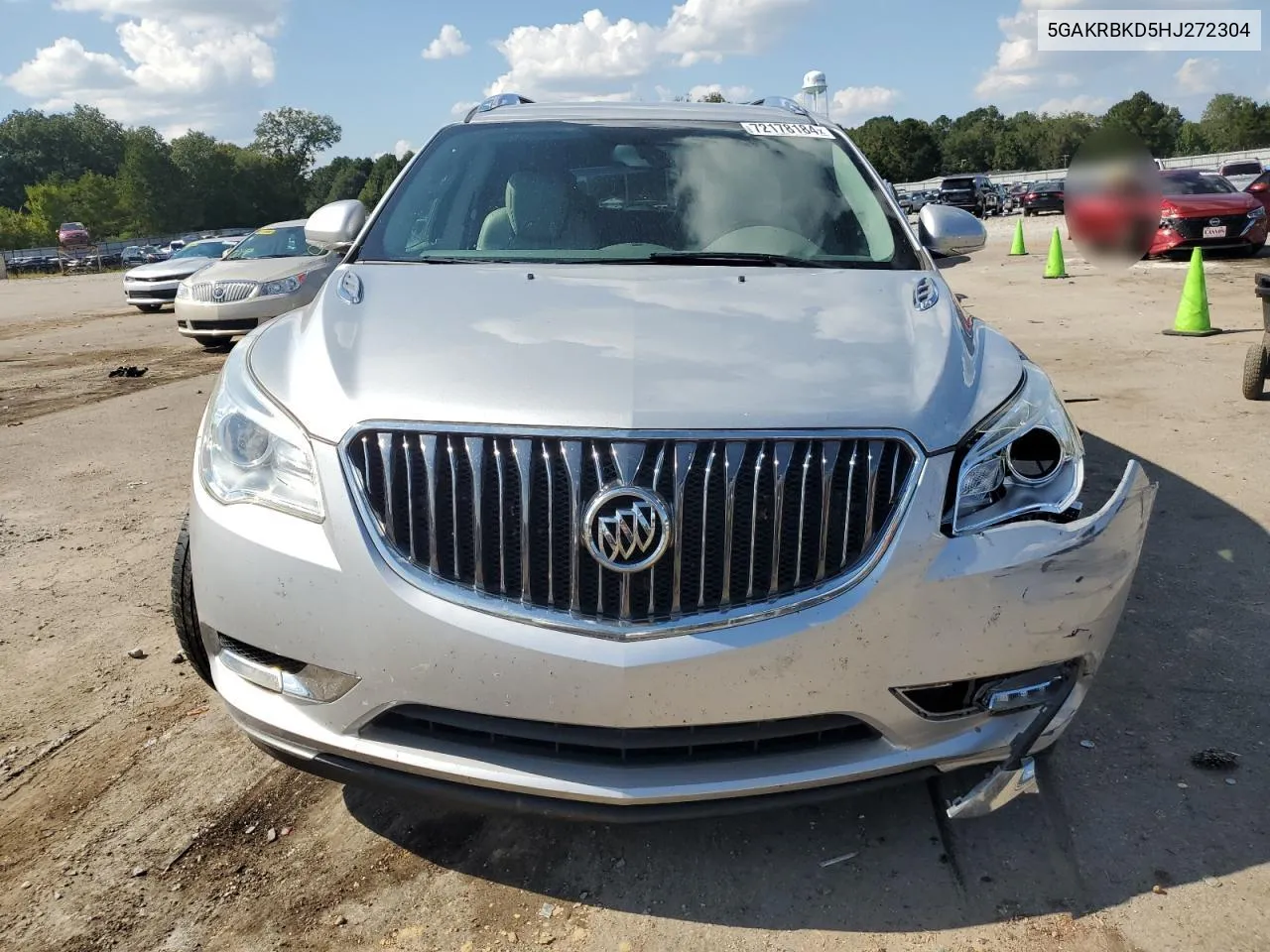 2017 Buick Enclave VIN: 5GAKRBKD5HJ272304 Lot: 72178184