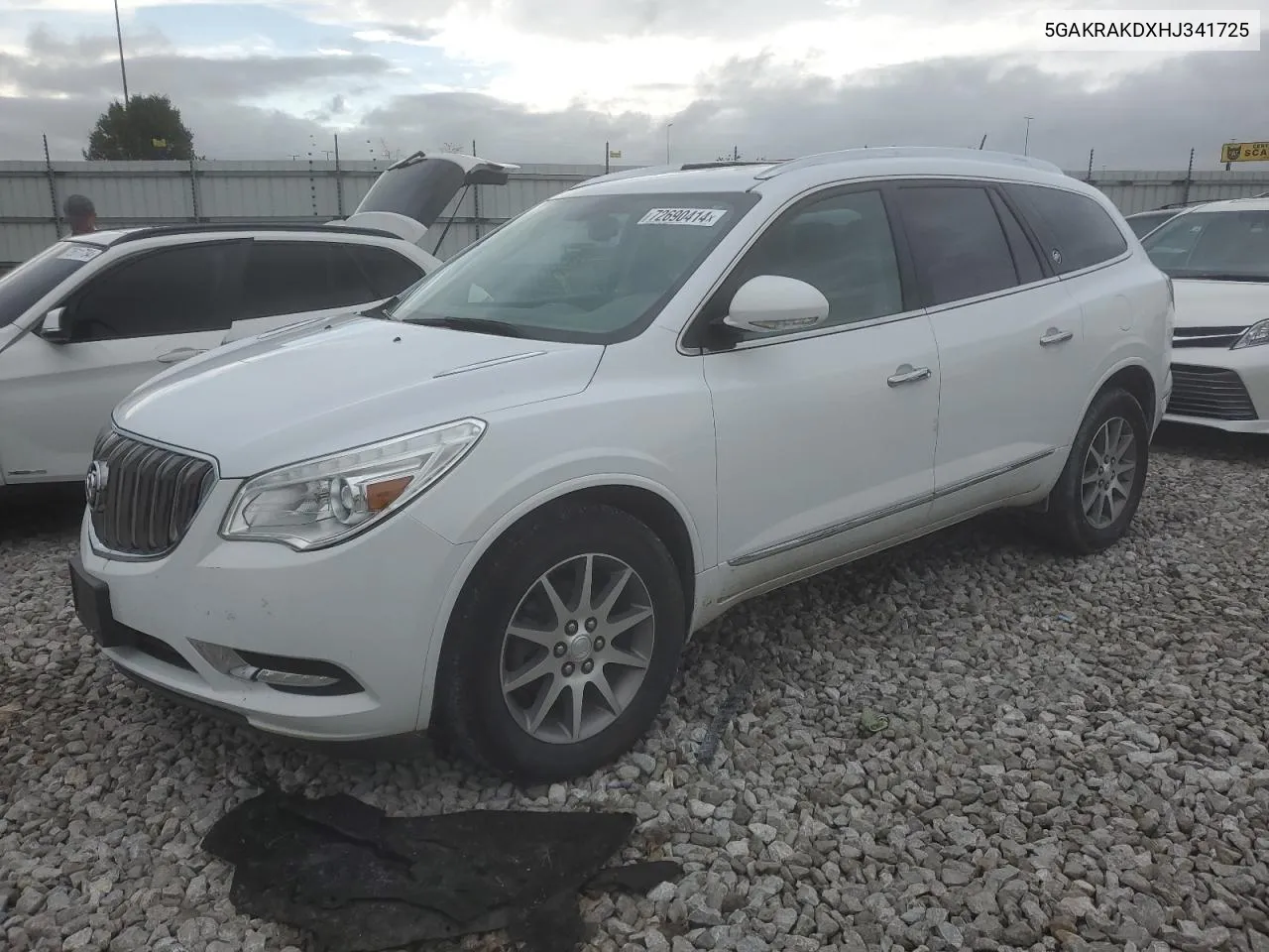 2017 Buick Enclave VIN: 5GAKRAKDXHJ341725 Lot: 72690414