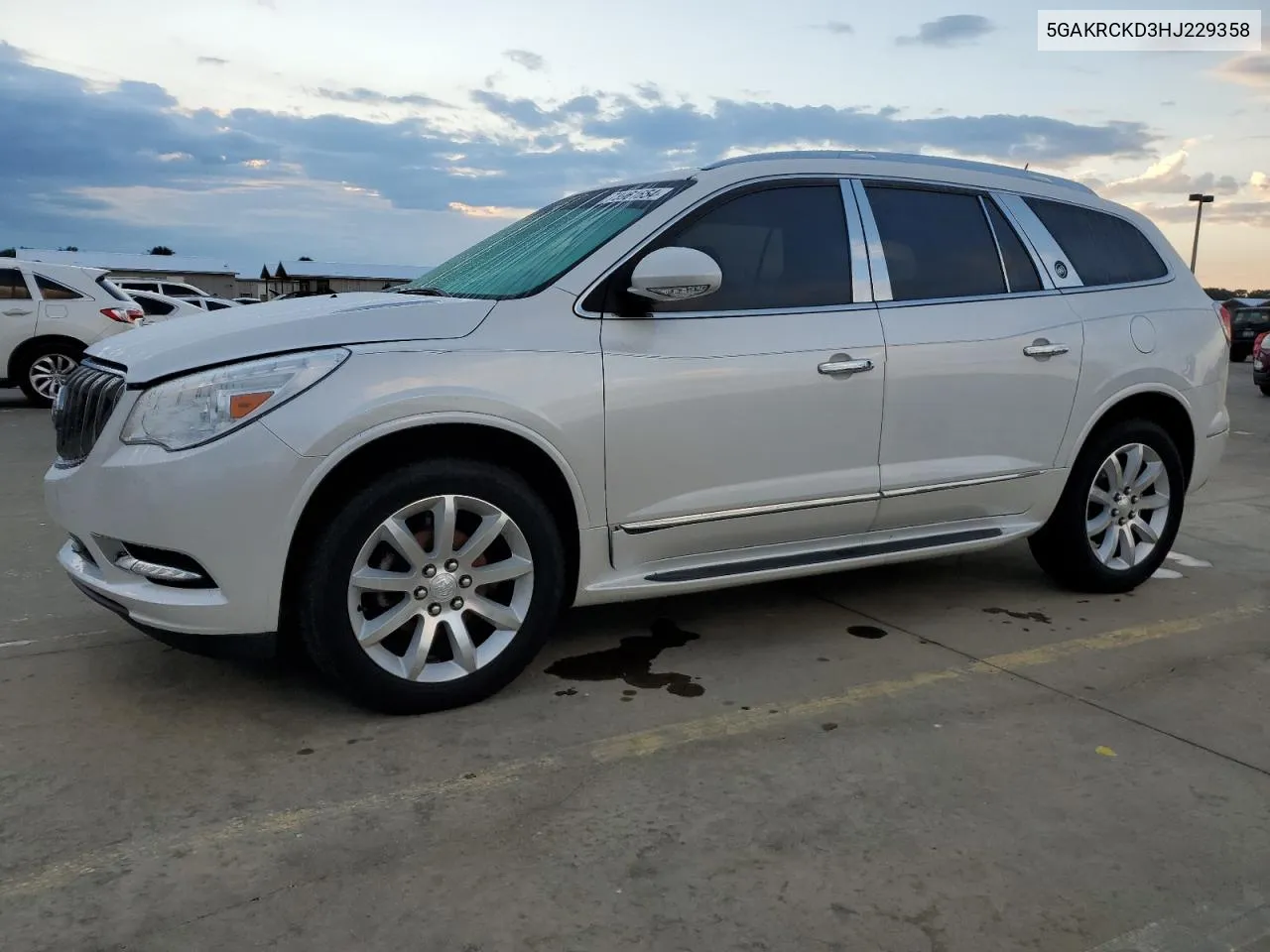 2017 Buick Enclave VIN: 5GAKRCKD3HJ229358 Lot: 73961654