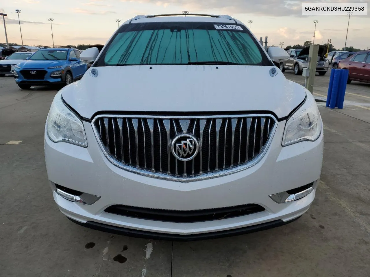 2017 Buick Enclave VIN: 5GAKRCKD3HJ229358 Lot: 73961654