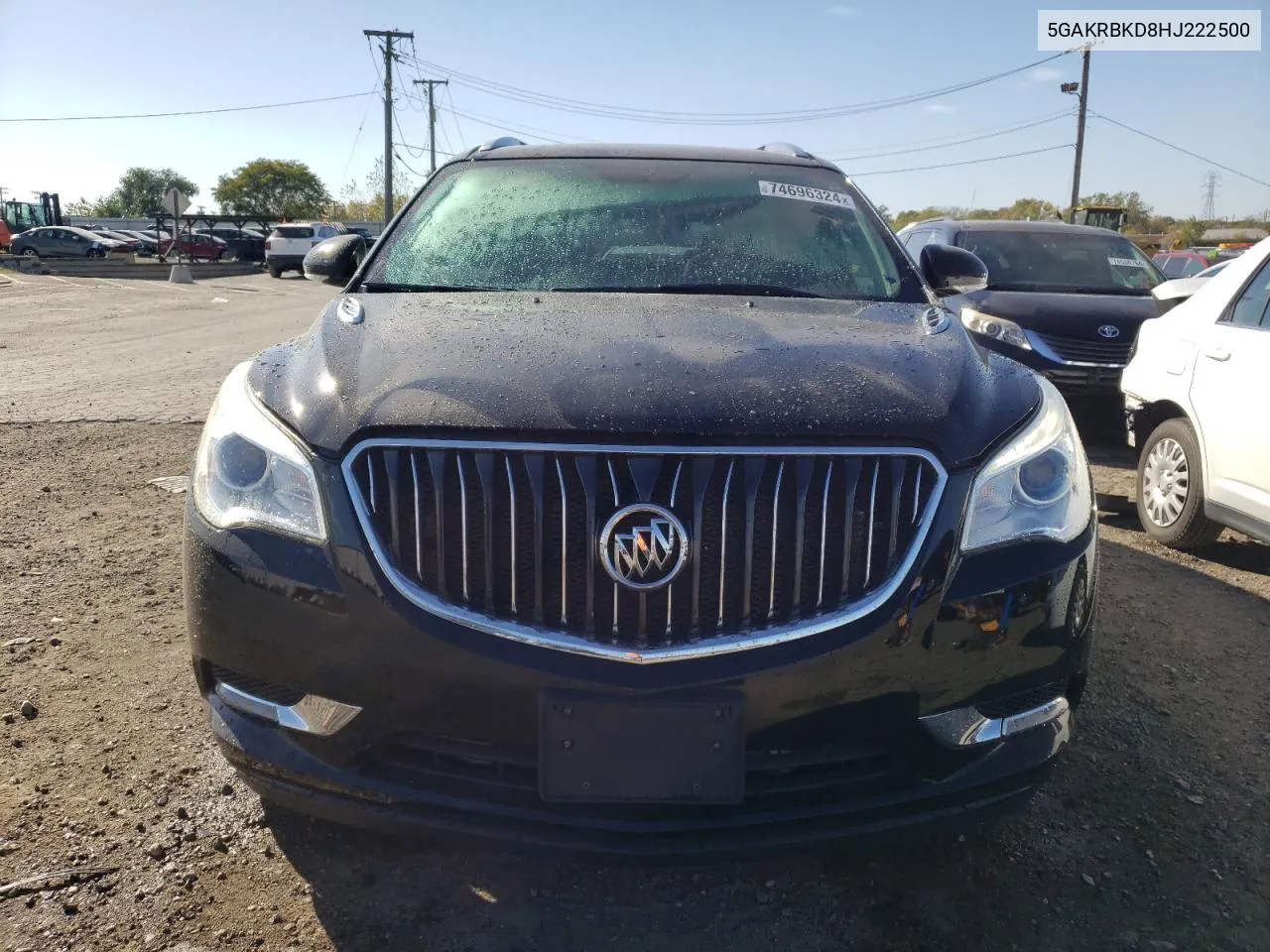 2017 Buick Enclave VIN: 5GAKRBKD8HJ222500 Lot: 74696324