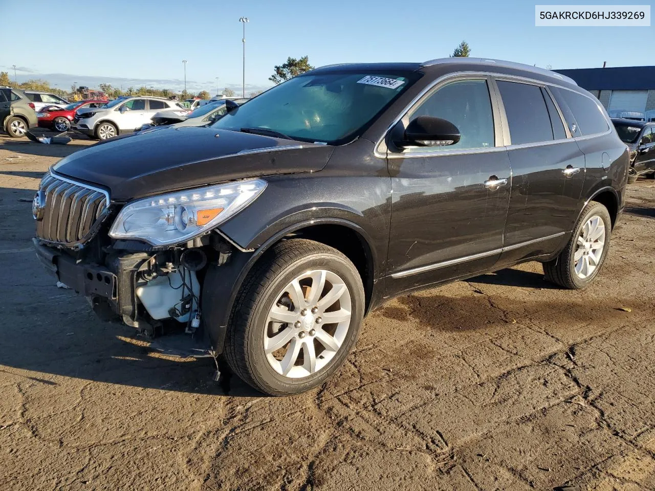 2017 Buick Enclave VIN: 5GAKRCKD6HJ339269 Lot: 75173664